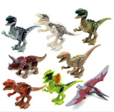 LEGO | Blocos de Montar Mini Figuras de Dinossauro Brinquedos para Crianças